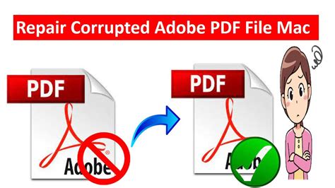 How do I fix a corrupted PDF file after recovery?